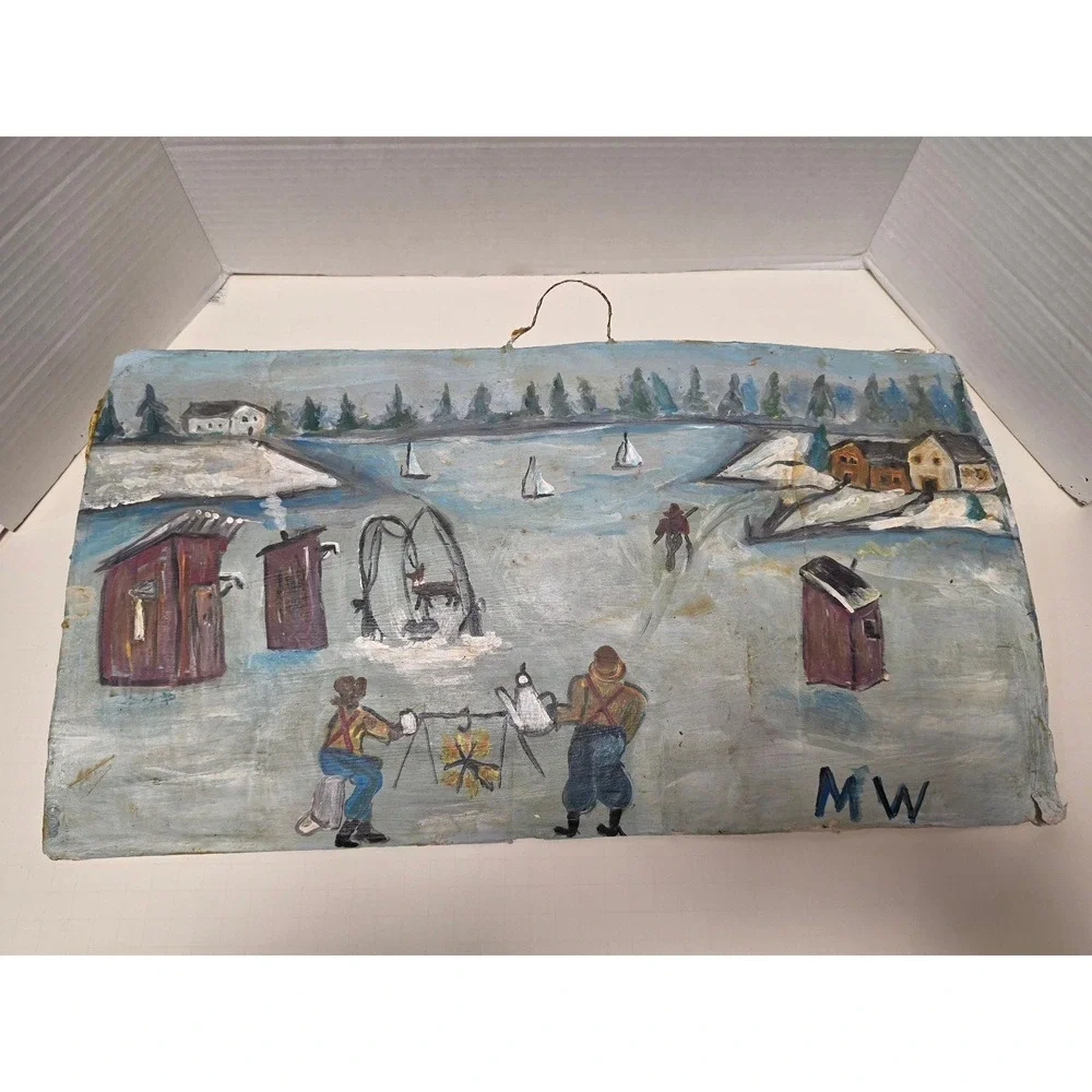 Maxine Waller Junk Mail Art Scene regional folk artist from Georgia